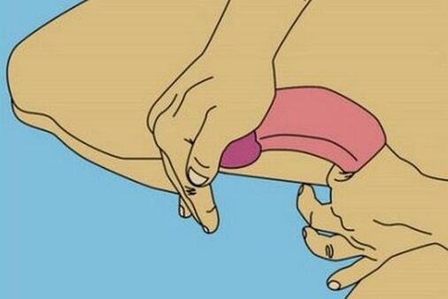 Massage du pénis pour agrandir la tête